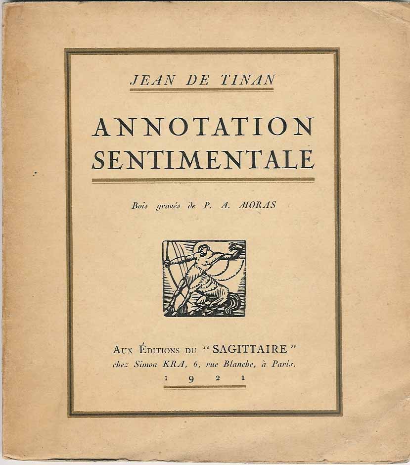 Tinan, Jean de - Annotation Sentimentale.