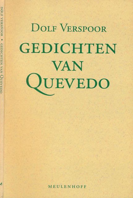 Verspoor, Dolf. - Gedichten van Quevedo.