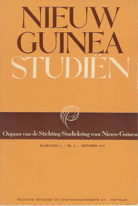 Stichting Studiekring voor Nieuw-Guinea - Nieuw Guinea Studin. Jaargang 1 nr. 4, oktober 1957.