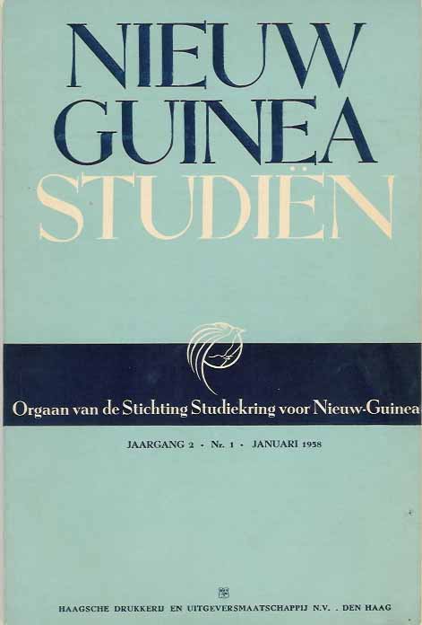 Stichting Studiekring voor Nieuw-Guinea - Nieuw Guinea Studin. Jaargang 2 nr. 1, januari 1958.