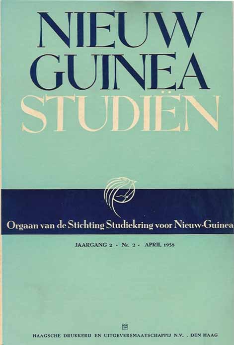 Stichting Studiekring voor Nieuw-Guinea - Nieuw Guinea Studin. Jaargang 2 nr. 2, april 1958.