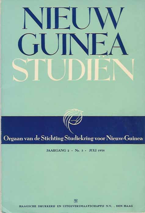 Stichting Studiekring voor Nieuw-Guinea - Nieuw Guinea Studin. Jaargang 2 nr. 3, juli 1958.