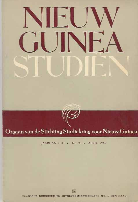Stichting Studiekring voor Nieuw-Guinea - Nieuw Guinea Studin. Jaargang 3 nr. 2, april 1959.