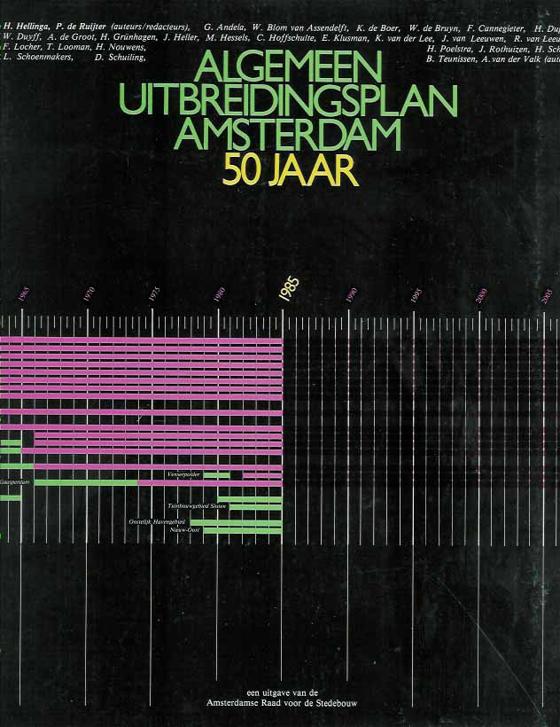 Hellinga, H. en P de Ruijter (red.). - Algemeen Uitbreidingsplan Amsterdam 50 jaar: 1935-1985.