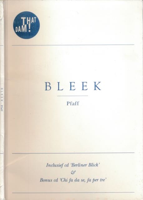 Pfaff - Bleek.