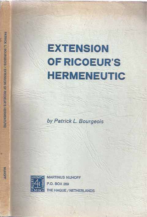 Bourgeois, Patrick L - Extension of Ricoeur's Hermeneutic.