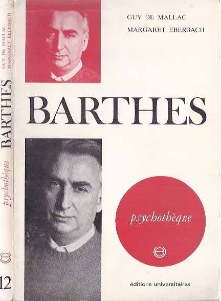 Mallac, Guy de & Eberbach, Margaret - Barthes.