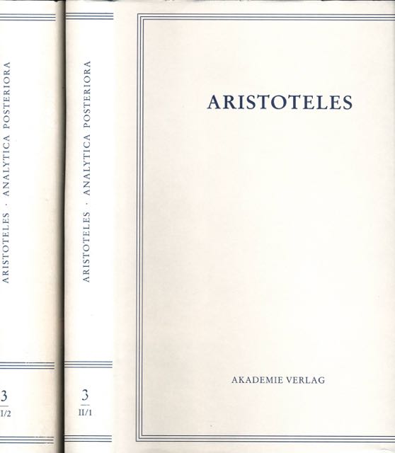 Aristoteles - Analytica Posteriora.
