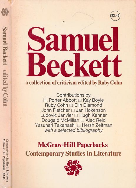 Cohn, Ruby (ed.) - Samuel Beckett: A collection of criticism edited by Ruby Cohn.
