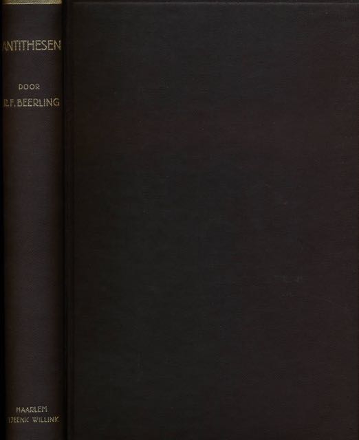 Beerling, R.F - Antithesen: Vier studies.