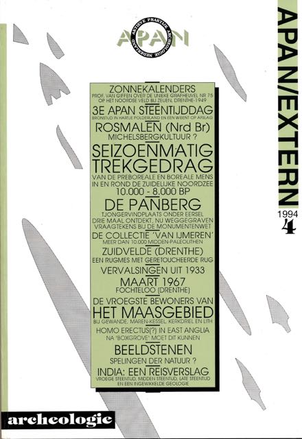 Geertsma, Klaas et al. - Apan Extern 4 / 1994.