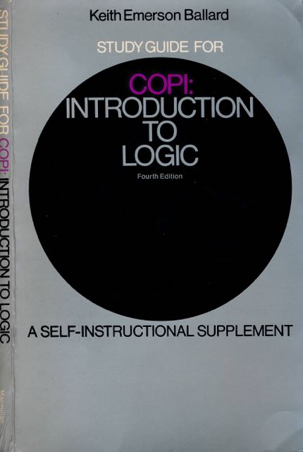Ballard, Keith - Study Guide to Copi: Introduction to logic.