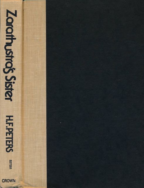 Peters, H.F - Zarathustra's Sister: The case of Elisabeth and Friedrich Nietzsche.