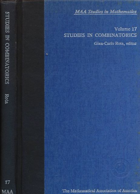 Rota, Gian-Carlo (ed.) - Studies in Combinatorics.