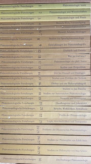 Orth, Ernst Wolfgang & Lembeck, Karl-Heinz (Eds.) - Phnomenologische Forschungen Phenomenological Studies/ Recherches Phenomenologiques.