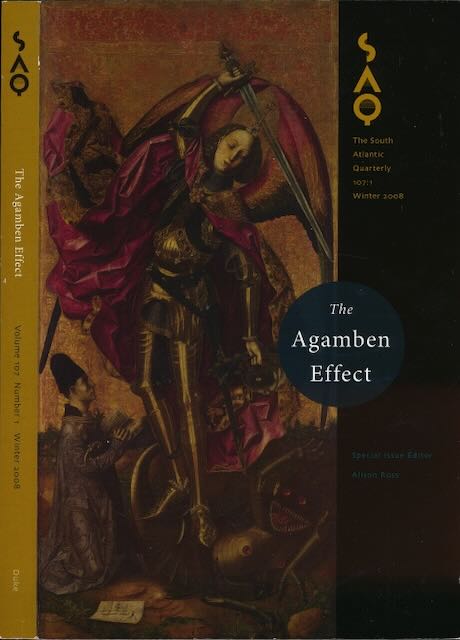 Ross, Alison (editor) - The Agamben Effect.