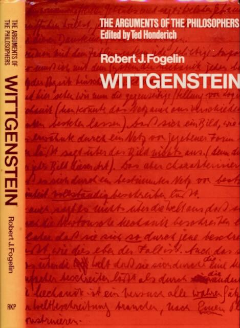 Fogelin, Robert J - Wittgenstein.
