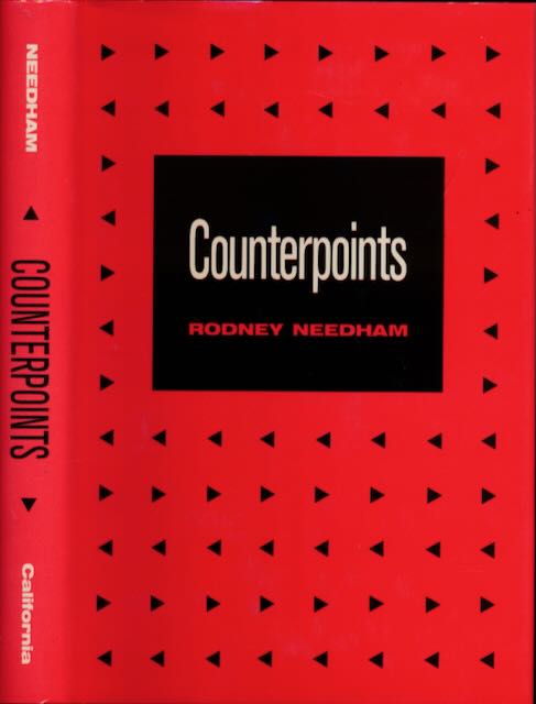 Needham, Rodney. - Counterpoints.