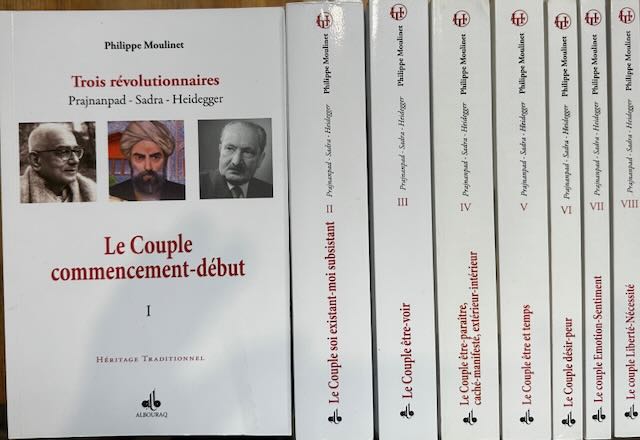 Moulinet, Philippe - Trois Rvolutionnaires: Prajnanpad, Sadr, Heidegger. Vol. I-VIII.