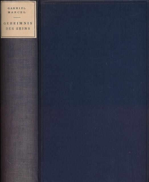 Marcel, Gabriel - Geheimnis des Seins.