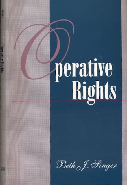 Singer, Beth J - Operative Rights.