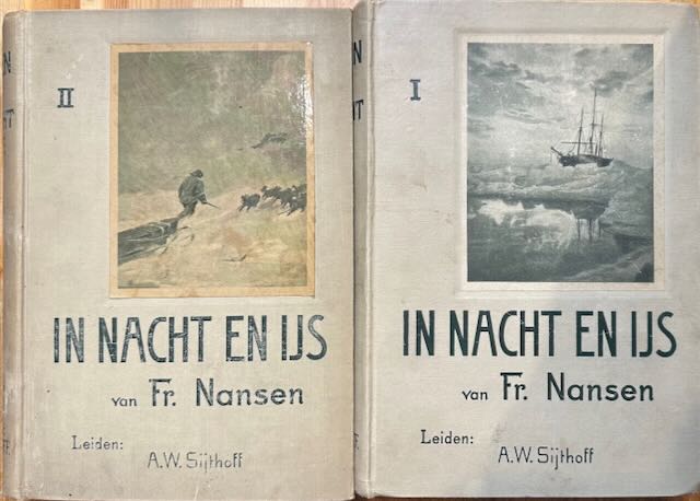 Snellen, Maurits (redacteur) - In Nacht en IJs: De Noorsche Poolexpeditie 1893-1896 van Fridtjof Nansen. Deel I/II.