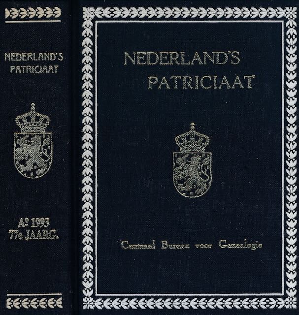  - Nederland's Patriciaat: Genealogien van bekende geslachten.