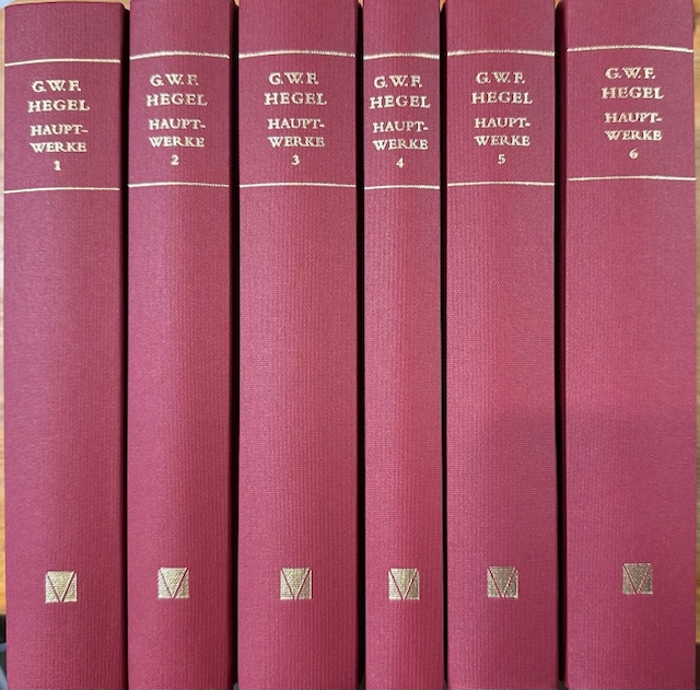 Hegel, G.W.F - Hauptwerke in sechs Bnden.