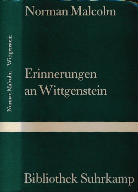 Malcolm, Norman - Erinnerungen an Wittgenstein.