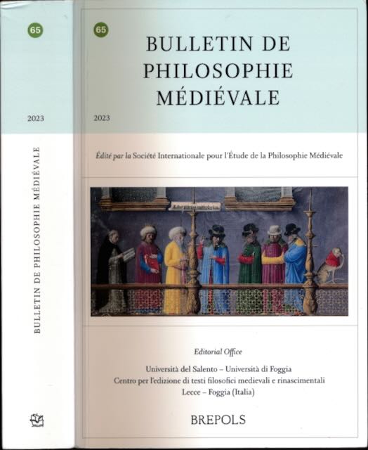  - Bulletin de Philosophie Mdivale.