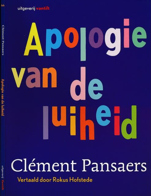 Pansaers, Clment - Apologie van de Luiheid.