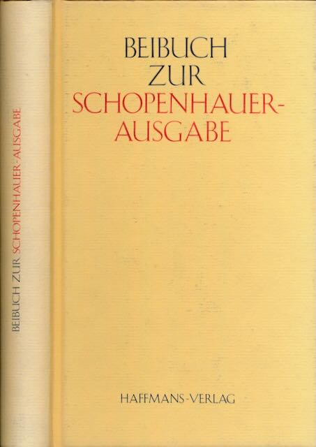  - Beibuch zur Schopenhauer-Ausgabe.