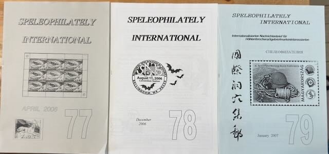 Pas J.P. van der. - Speleophilately International.