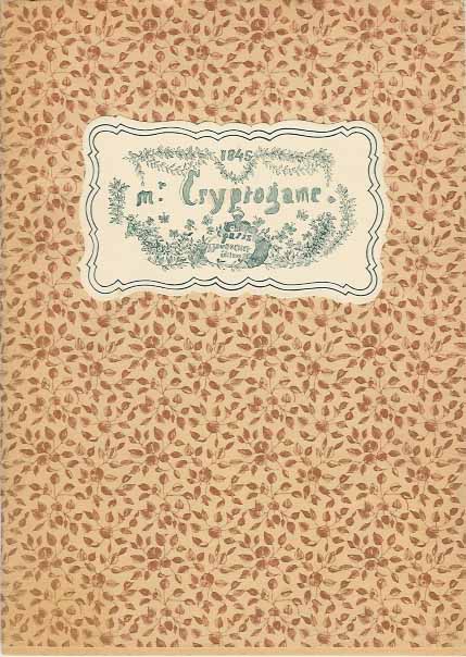 Beaumont, Elie de & Rodolphe Tppfer - Mons. Cryptogame en Zijn Metamorphose.